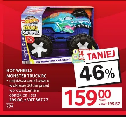 Hot Wheels Monster Truck RC promocja w Selgros