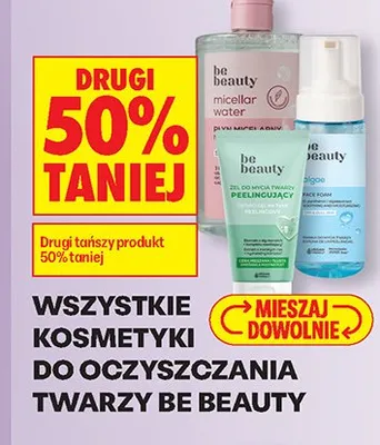 Kosmetyki do oczyszczania twarzy Be Beauty promocja w Biedronka