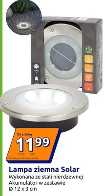 Lampa ziemna Solar promocja w Action