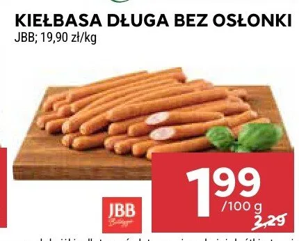 Kiełbasa długa bez osłonki promocja w Stokrotka