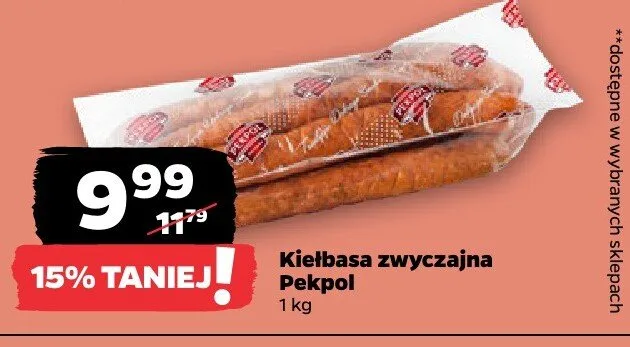 Kiełbasa zwyczajna Mróz promocja w Netto