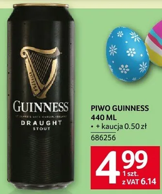 Piwo Guinness 440ml promocja w Selgros