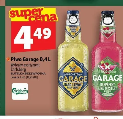 Piwo Garage Hard Lemon promocja w TOPAZ