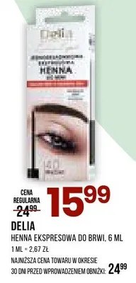 Henna ekspresowa do brwi promocja w Drogerie Natura