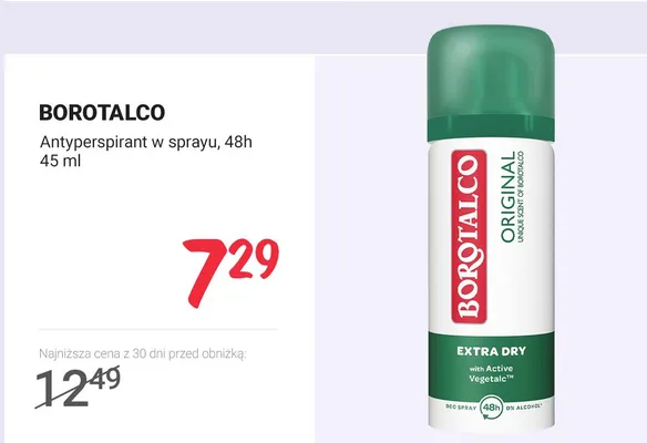 Antyperspirant w sprayu 48h promocja w Rossmann