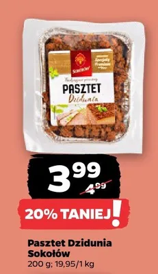 Pasztet Dzidunia promocja w Netto