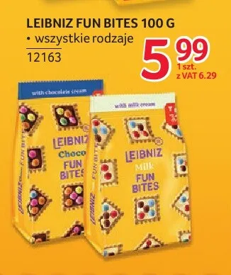 Herbatniki Leibniz Fun Bites promocja w Selgros