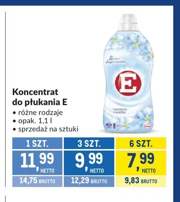 Koncentrat do płukania E promocja w Makro