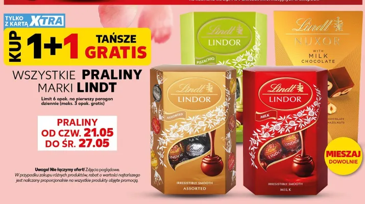 Praliny Lindt promocja w Kaufland