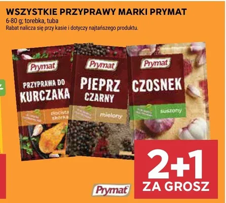 Przyprawy pieprz czarny, czosnek, przyprawa do kurczaka promocja w Stokrotka