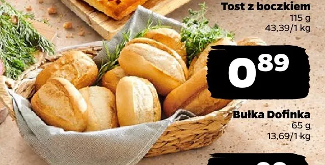 Bułka Dofinka promocja w Netto