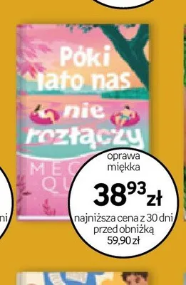 Książka Póki lato nas nie rozłączy Meg Shaffer promocja w Empik