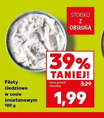 Filety śledziowe w sosie śmietanowym promocja w Kaufland