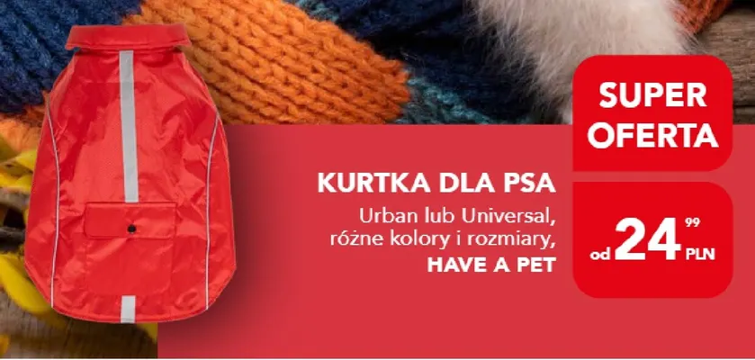 Kurtka dla psa Universal Have A Pet promocja w Aquael zoo