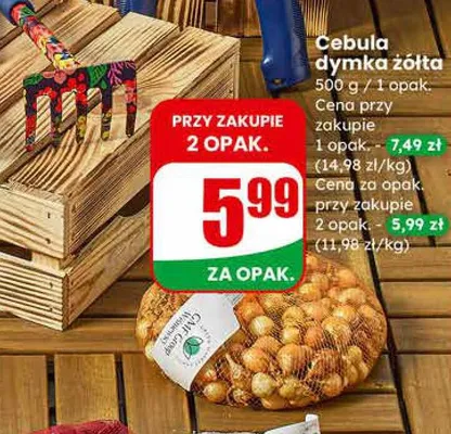 Cebula dymka żółta promocja w Dino
