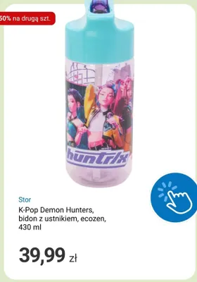 Bidon z ustnikiem Stor K-Pop Demon Hunters ecozen 430 ml promocja w Smyk