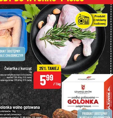 Ćwiartka z kurczą promocja w POLOmarket