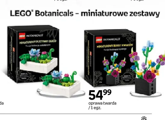 Zestaw LEGO Botanicals Miniaturowy bukiet kwiatów promocja w Empik