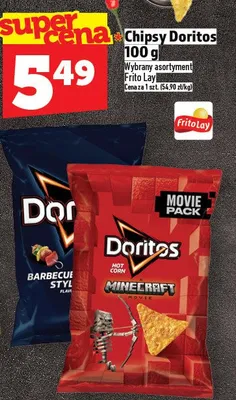 Chipsy Doritos 100 g promocja w TOPAZ