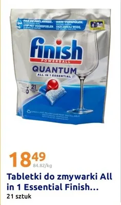 Tabletki do zmywarki All in 1 Essential Quantum promocja w Action