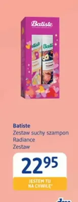 Zestaw suchy szampon Batiste Radiance promocja w Drogerie DM
