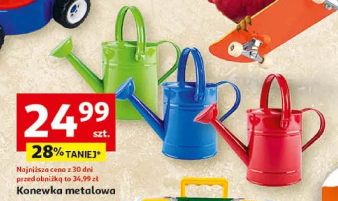 Konewka metalowa promocja w Auchan