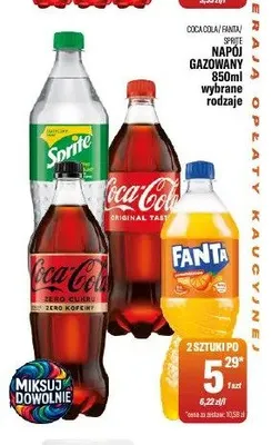 Napój gazowany Sprite promocja w Tomi Markt
