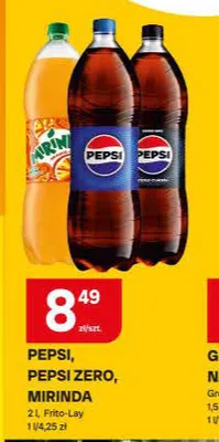 Napój gazowany Pepsi Zero promocja w Chorten