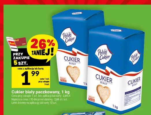 Cukier biały Polski promocja w Twój Market