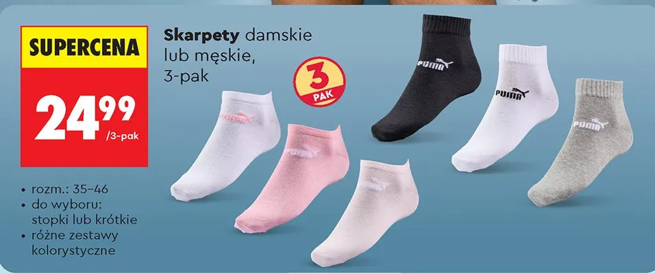 Skarpety damskie promocja w Biedronka