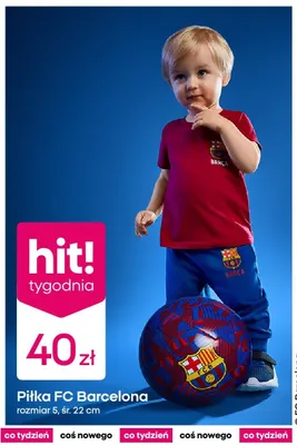 Piłka FC Barcelona promocja w Pepco