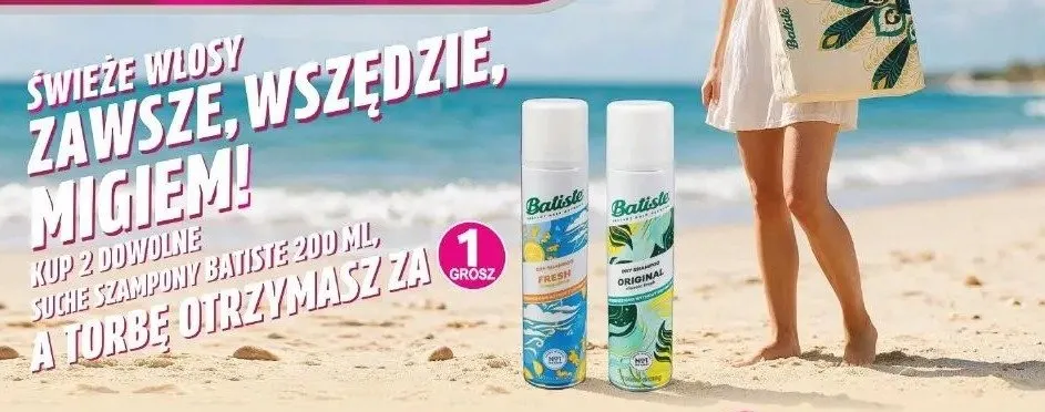 Suchy szampon do włosów Batiste Original promocja w Drogerie Jasmin
