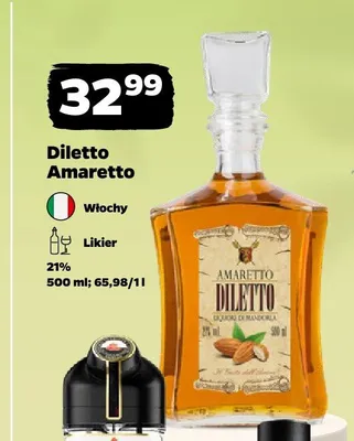 Likier Diletto Amaretto promocja w Netto