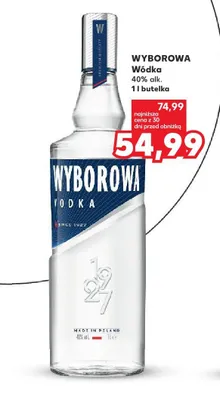 Wódka Wyborowa promocja w Kaufland