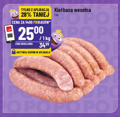 Kiełbasa weselna promocja w POLOmarket