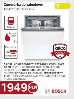 Zmywarka do zabudowy promocja w kakto.pl