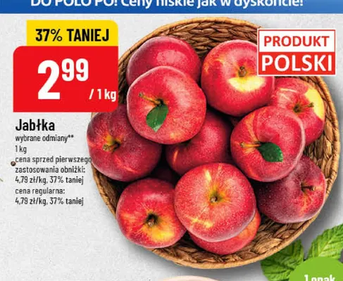 Jabłka polskie promocja w POLOmarket