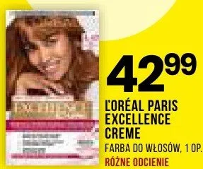 Farba do włosów L'Oreal Paris Excellence Creme 1 op różne odcienie promocja w Drogerie Natura