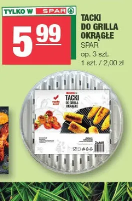 Tacki do grilla okrągłe SPAR promocja w SPAR
