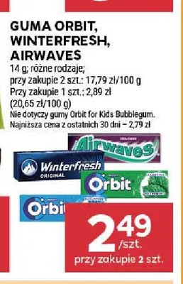 Guma Airwaves promocja w Stokrotka