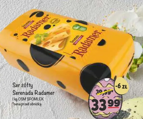 Ser żółty Serenada Radamer promocja w Arhelan