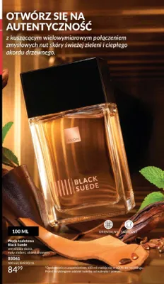 Woda toaletowa Black Suede promocja w AVON
