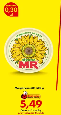 Margaryna MR promocja w Biedronka