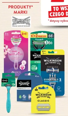 Produkty Wilkinson Sword promocja w Intermarche