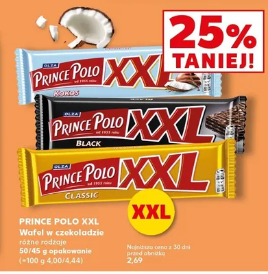 Wafel w czekoladzie różne rodzaje promocja w Kaufland