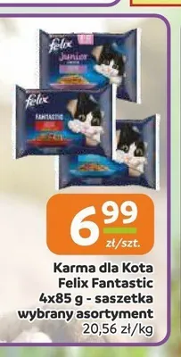 Karma dla kota Felix Fantastic 4-pak promocja w Gama