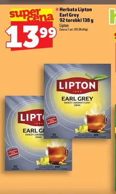 Herbata Lipton Earl Grey promocja w TOPAZ