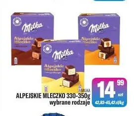 Alpejskie Mleczko Milka promocja w Tomi Markt