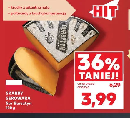 Ser Bursztyn Skarby Serowara promocja w Kaufland