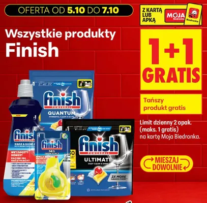 Produkty Finish promocja w Biedronka